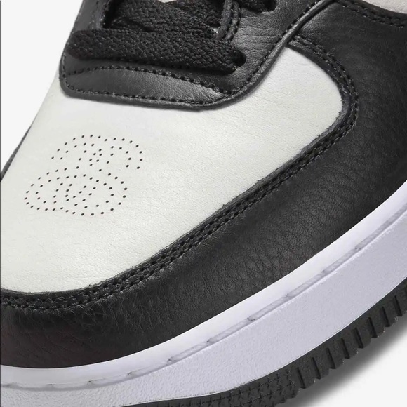 Nike x Stussy Air Force 1 '07 Mid Black White DJ7840-002 Men's Sizes - Picture 4 of 9